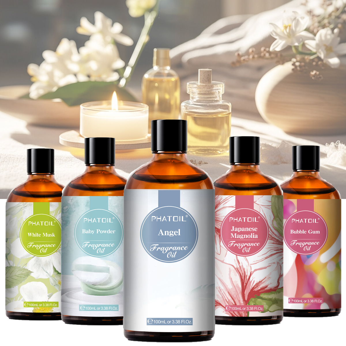 Candle Making Essentials - PHATOIL 100ml Aroma Fragrance Oil For