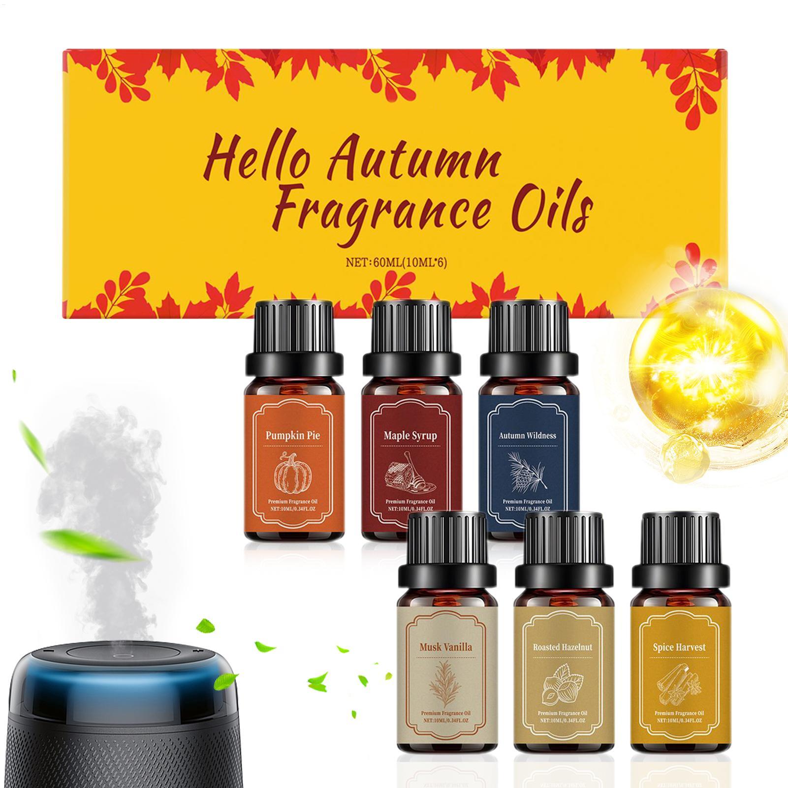 Candle Making Essentials - 6pcs Fall Scented Diffuser Oils Set
