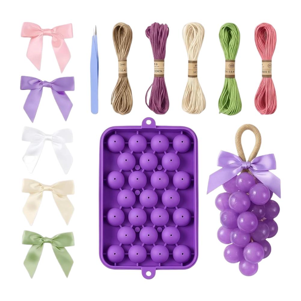 Candle Making Kit For Beginners - DIY Grape Soap Making Kit with