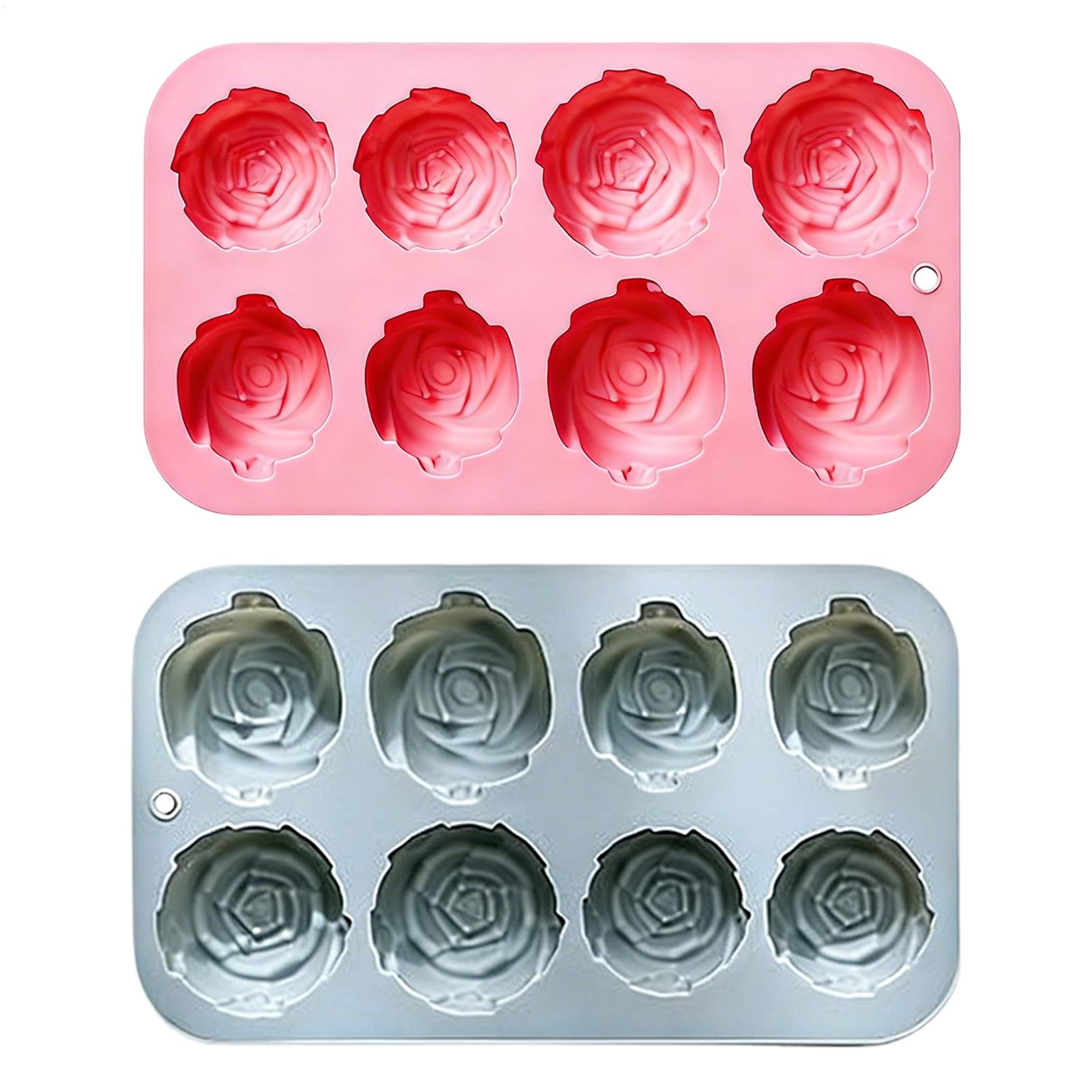 Candle Making Business - 8 Holes Rose Flower Silicone Molds