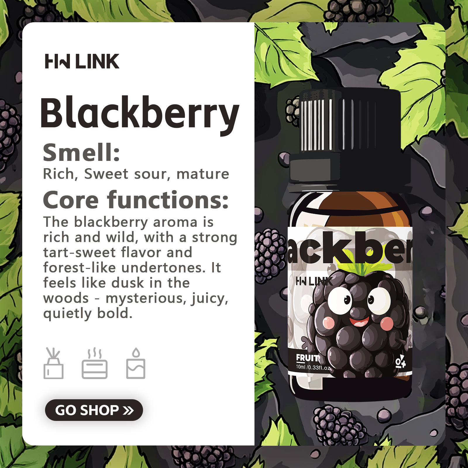 Blackberry Essential Oil  10ml - Candle Making Essentials recensie en prijs