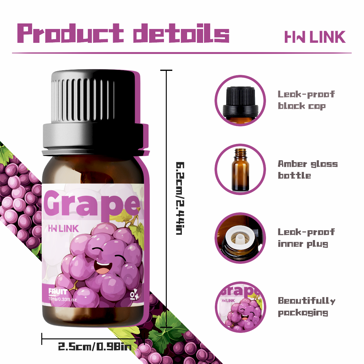 Grape Essential Oil 10ml  Grap - Candle Making Fragrance Oils recensie en prijs