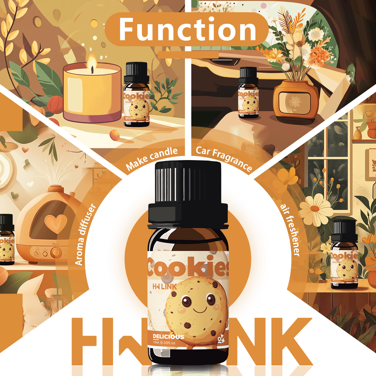10ml Cookies Essential Oils  f - Candle Making Essentials recensie en prijs