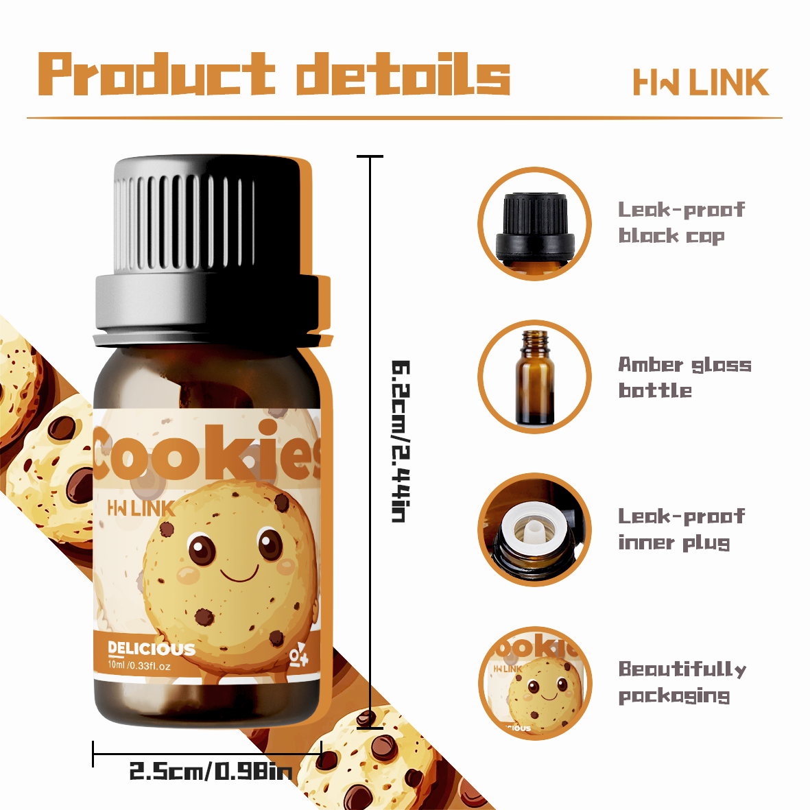 10ml Cookies Essential Oils  f - Candle Making Essentials recensie en prijs