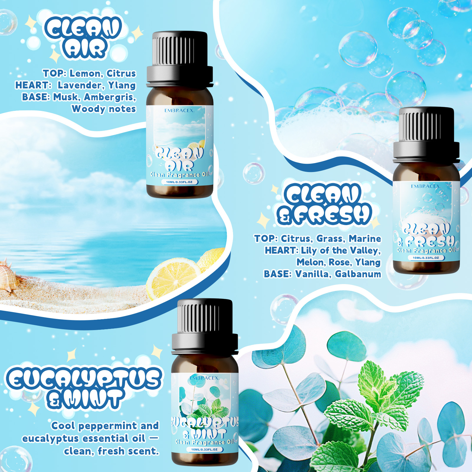 10ml Clean Air Essential Oil L - Candle Making Essentials recensie en prijs
