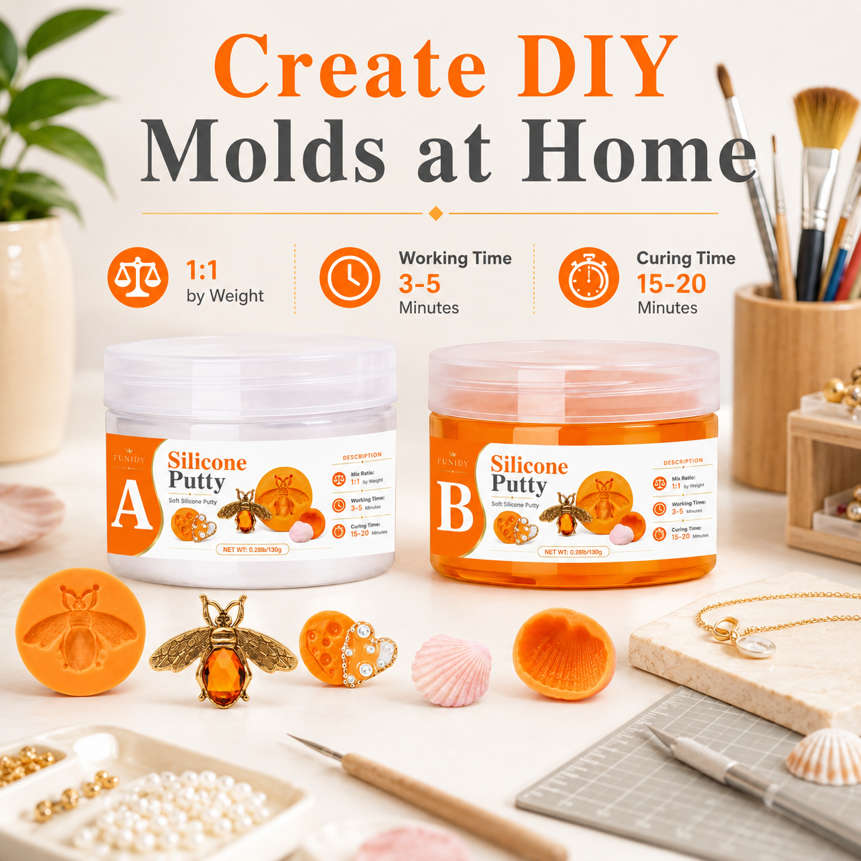 SILICONE PUTTY Making Kit, Fas - Candle Making Kits recensie en prijs