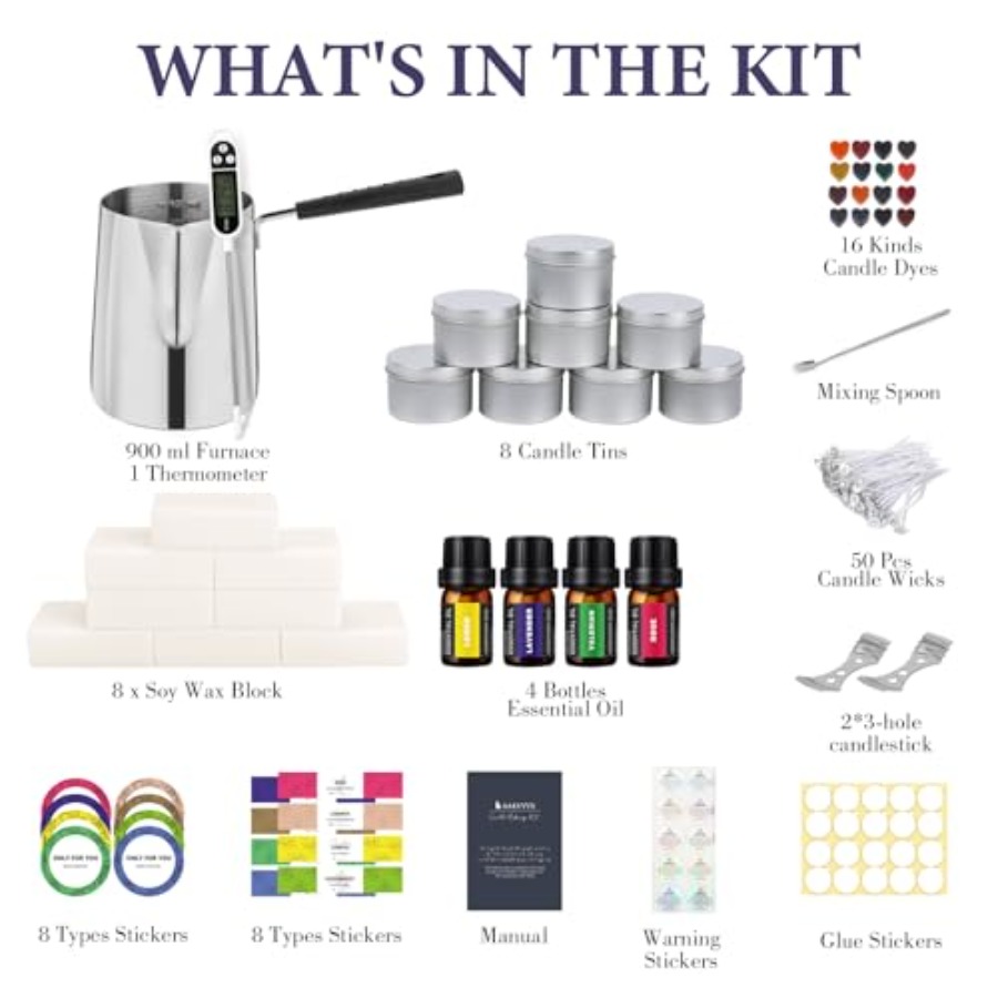Home DIY Candle Making Kit, Fu - Candle Making Kit For Beginners recensie en prijs
