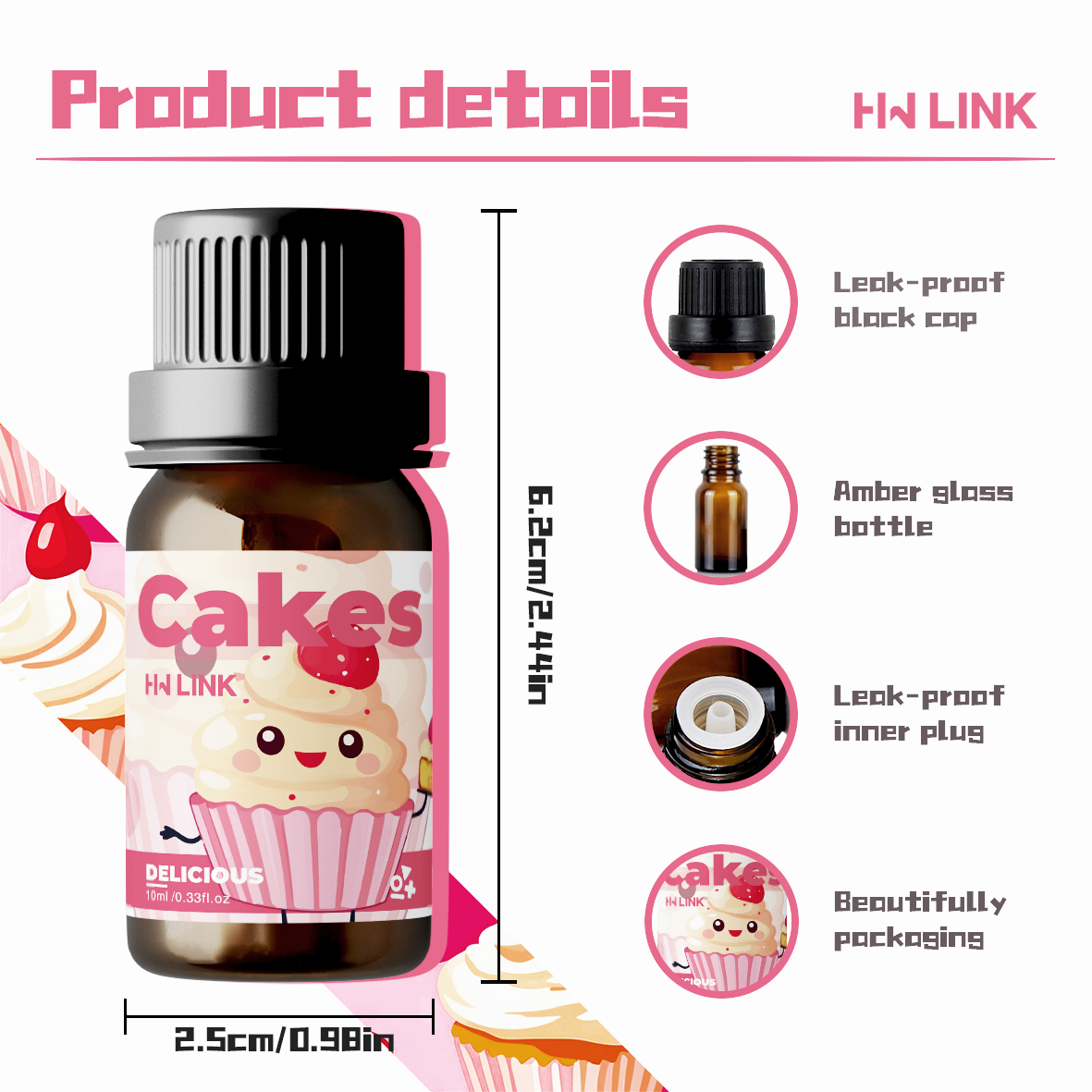 10ml Cakes Essential Oils  Can - Candle Making Essentials recensie en prijs
