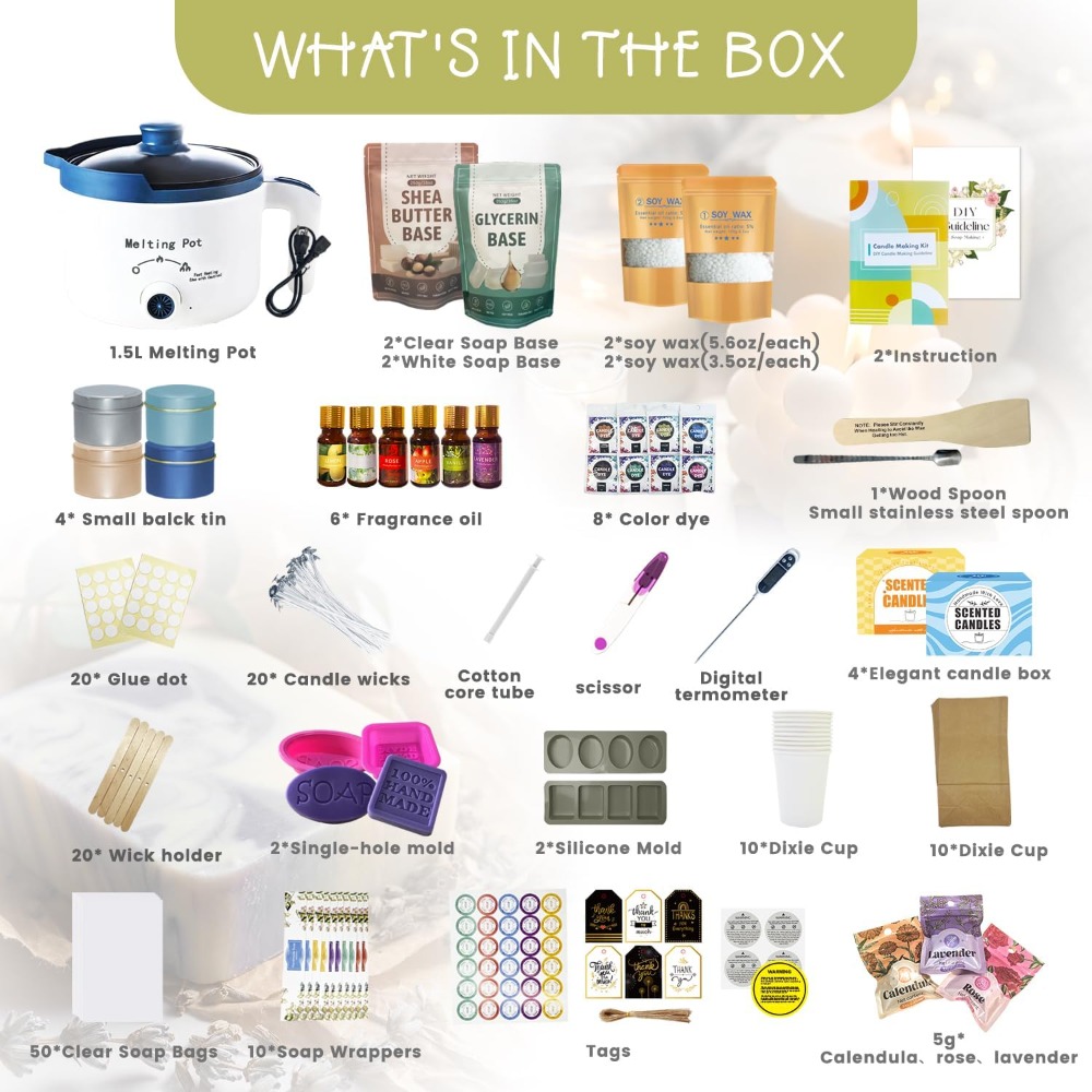 2-in-1 Candle & Soap Making Ki - Candle Making Fragrance Oils recensie en prijs