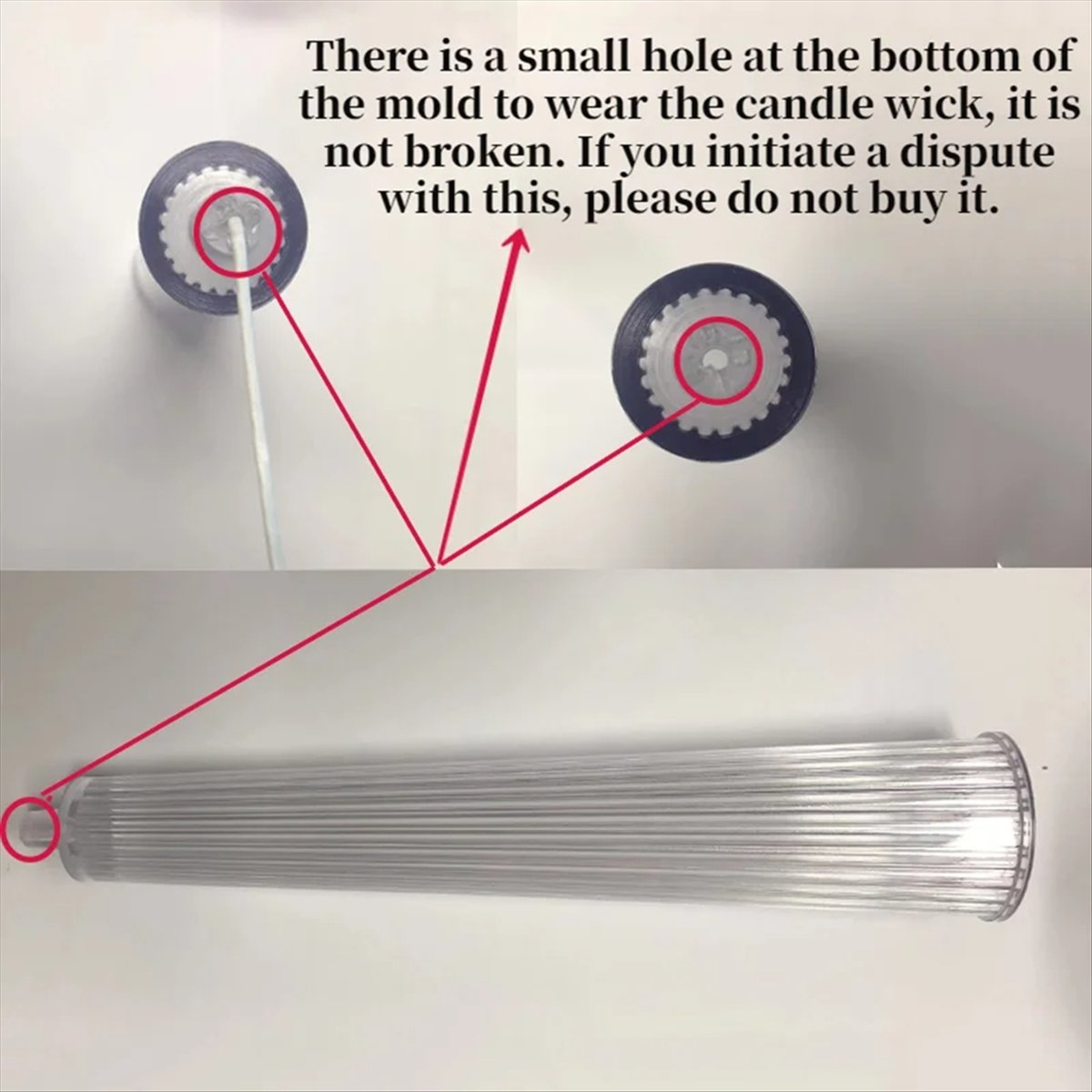 *ABAB Striped Long Pole Column - Candle Making Kits recensie en prijs