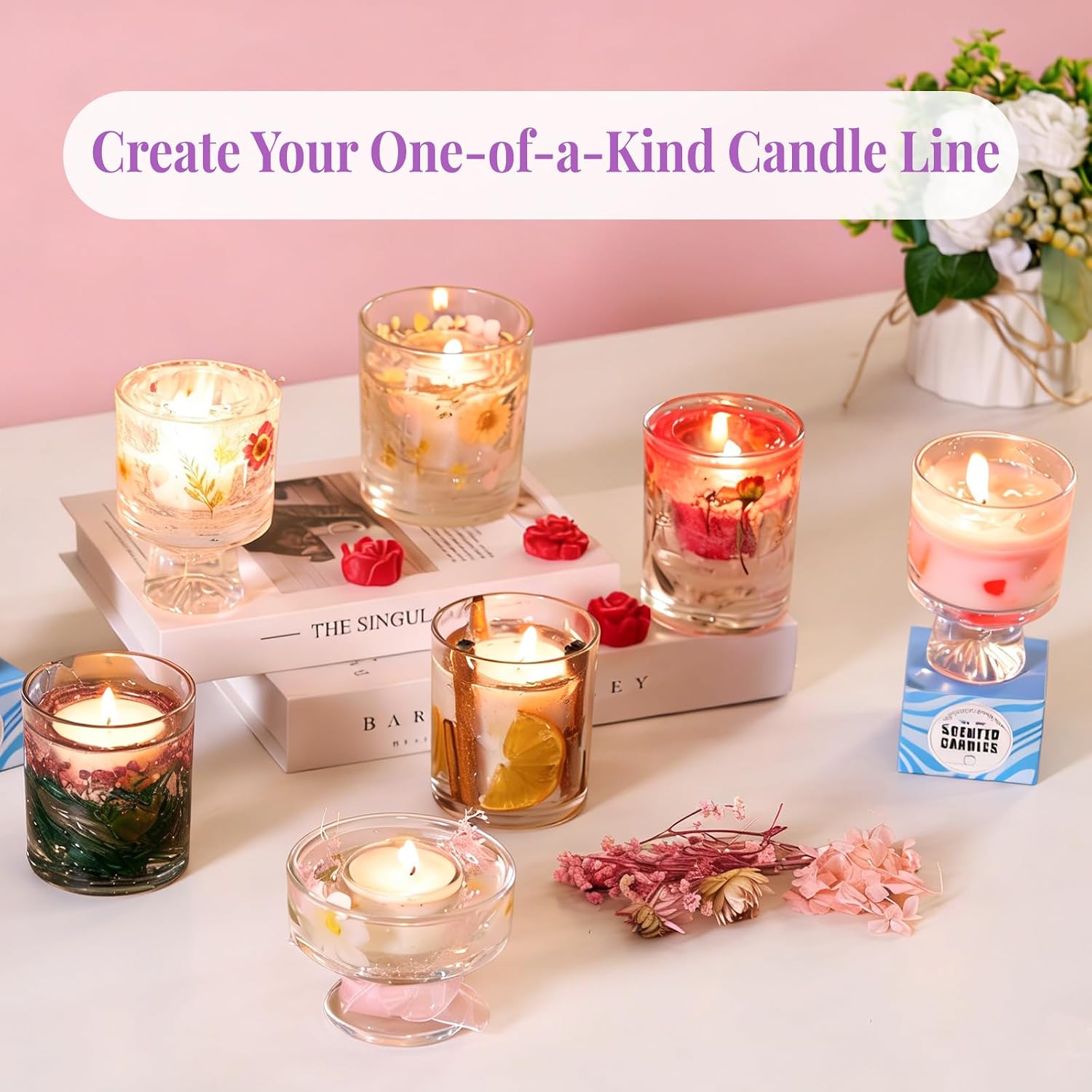 2-in-1 Soy & Jelly Wax DIY Can - Candle Making Kit For Beginners recensie en prijs