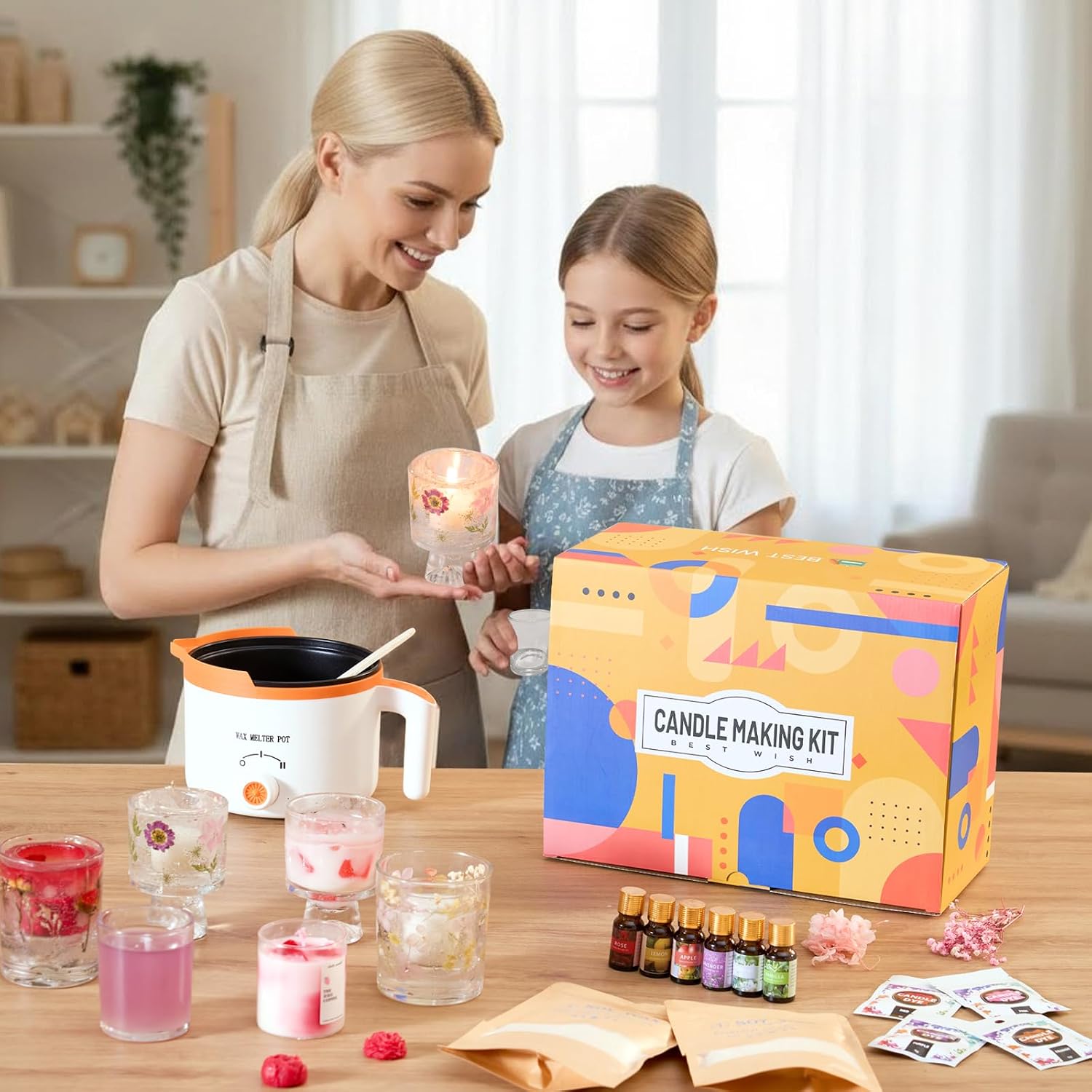 2-in-1 Soy & Jelly Wax DIY Can - Candle Making Kit For Beginners recensie en prijs