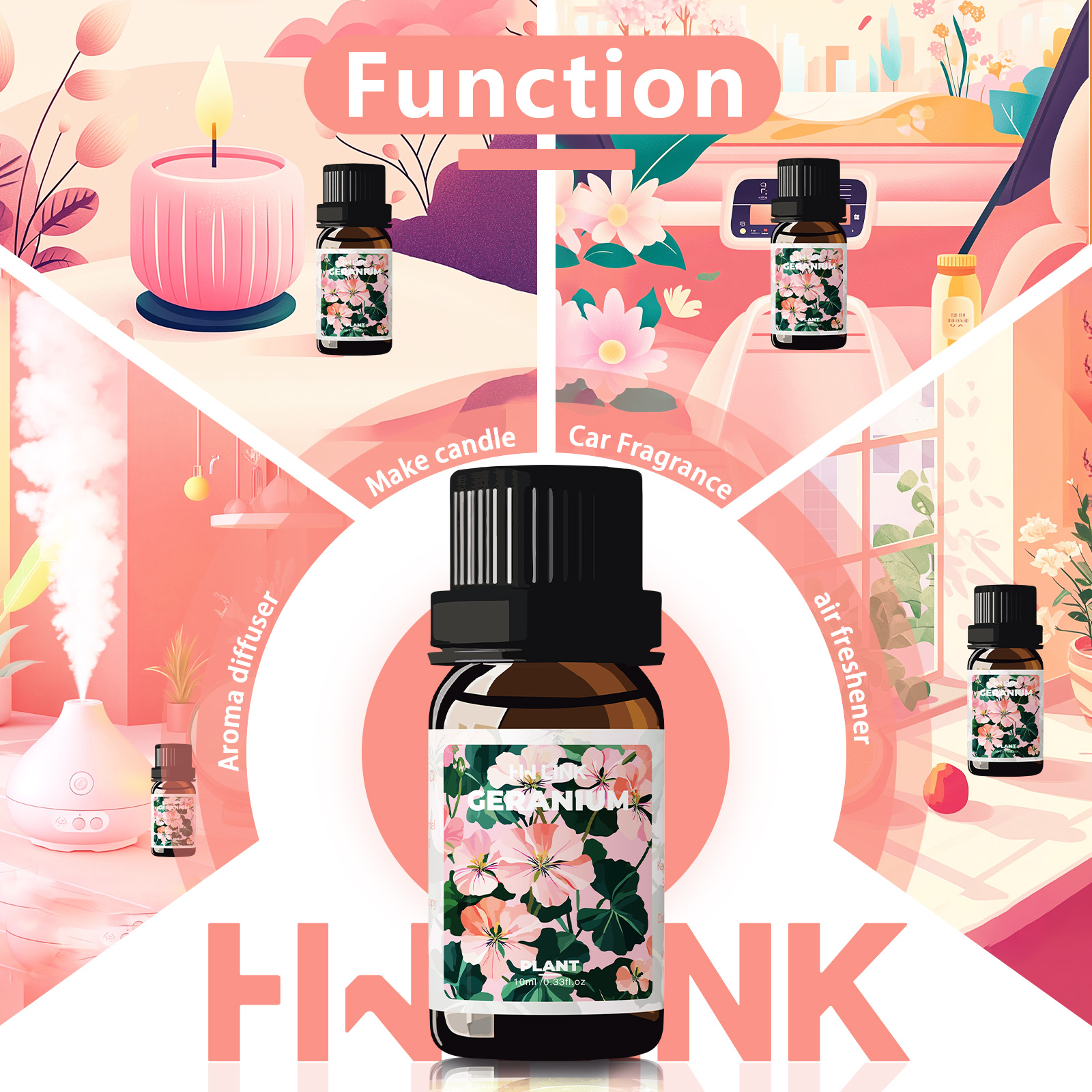 Geranium Essential Oil 10ml 10 - Candle Making Essentials recensie en prijs