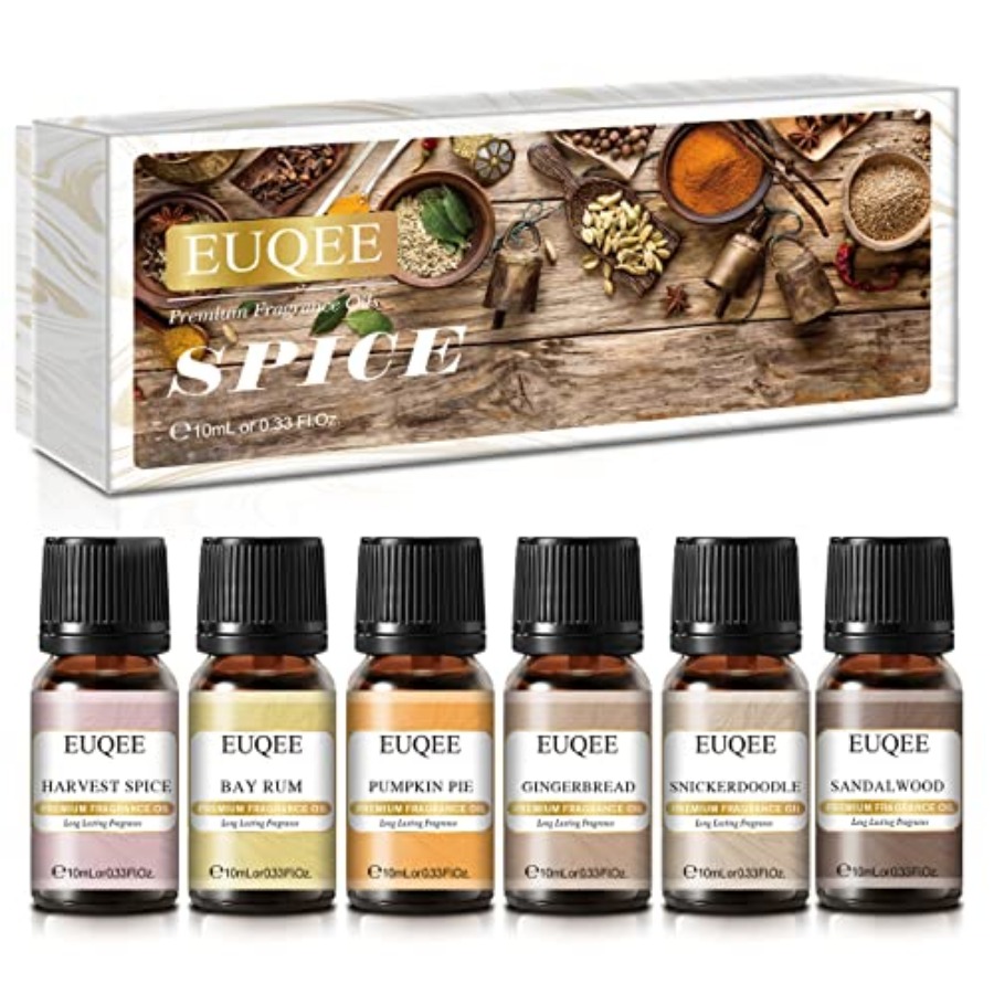 EUQEE 6PCS Spice Autumn Fragra - Candle Making Fragrance Oils recensie en prijs