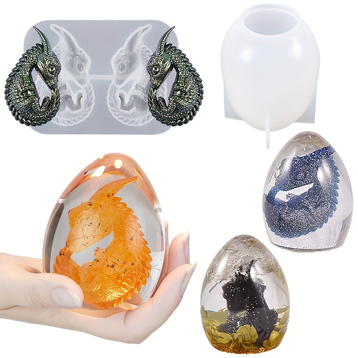 Silicone Dragon Egg Molds, 2-P - Candle Making Kits recensie en prijs