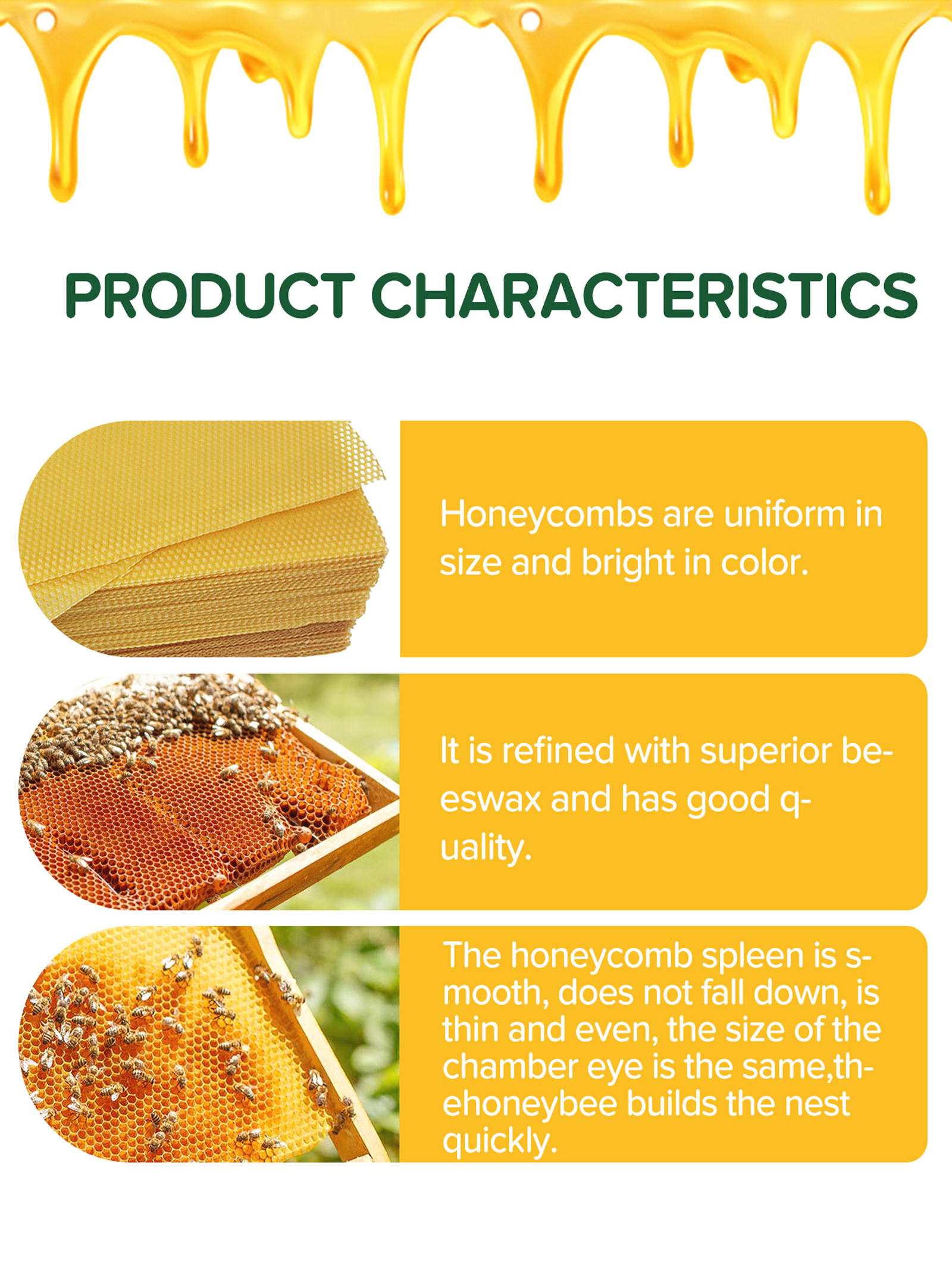 10Pcs Natural Honeycomb Bee Wa - Candle Making Business recensie en prijs
