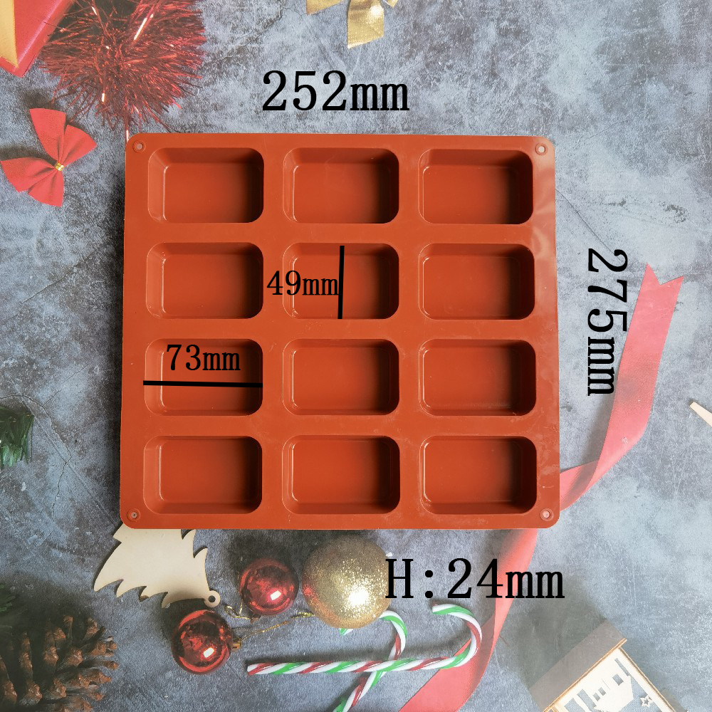 12 Cavity Square Silicone Soap - Candle Making Business recensie en prijs