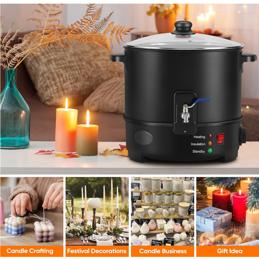 6L Small  Wax Melter Paraffin  - Candle Making Kits recensie en prijs