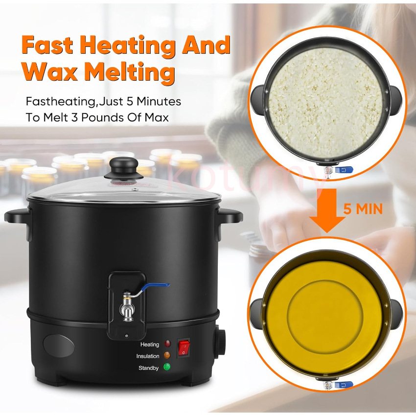 6L Small  Wax Melter Paraffin  - Candle Making Kits recensie en prijs