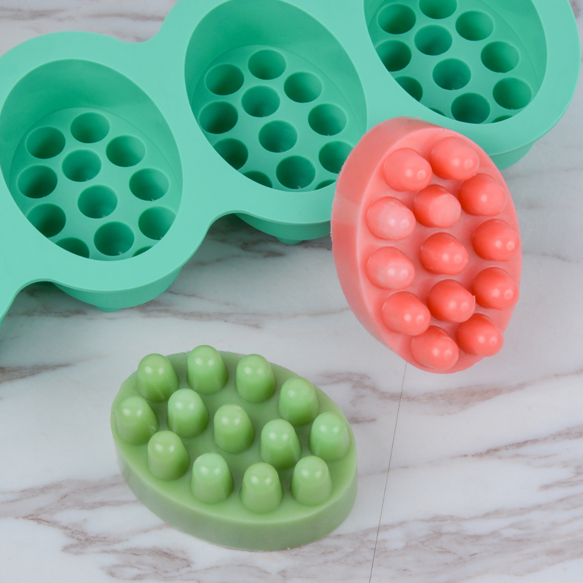 4 Hole Oval Massage Soap Silic - Candle Making Kits recensie en prijs