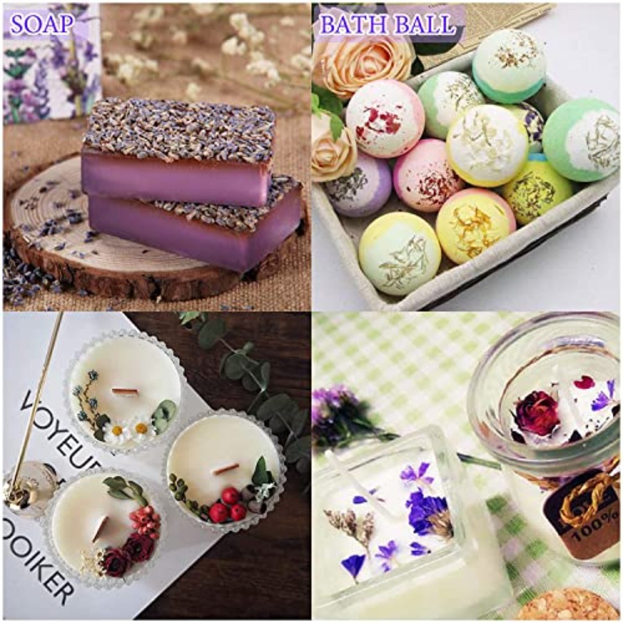 20 Bags Dried Flowers, 100% Na - Candle Making Kits recensie en prijs