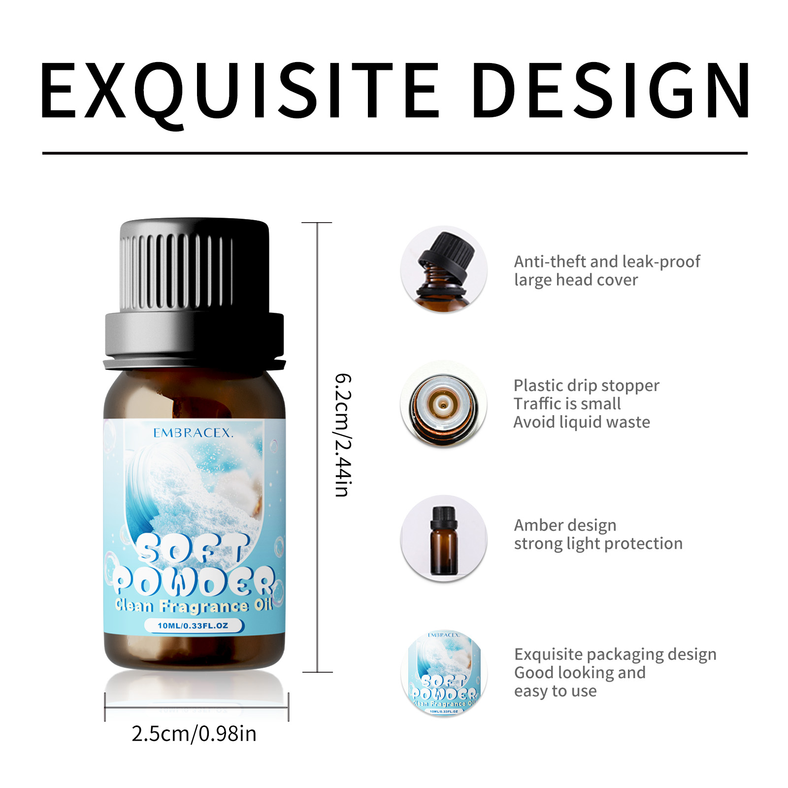10ml Soft Powder Essential Oil - Candle Making Essentials recensie en prijs