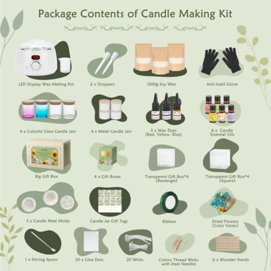 Candle Making Kit for Adults B - Candle Making Kit For Beginners recensie en prijs
