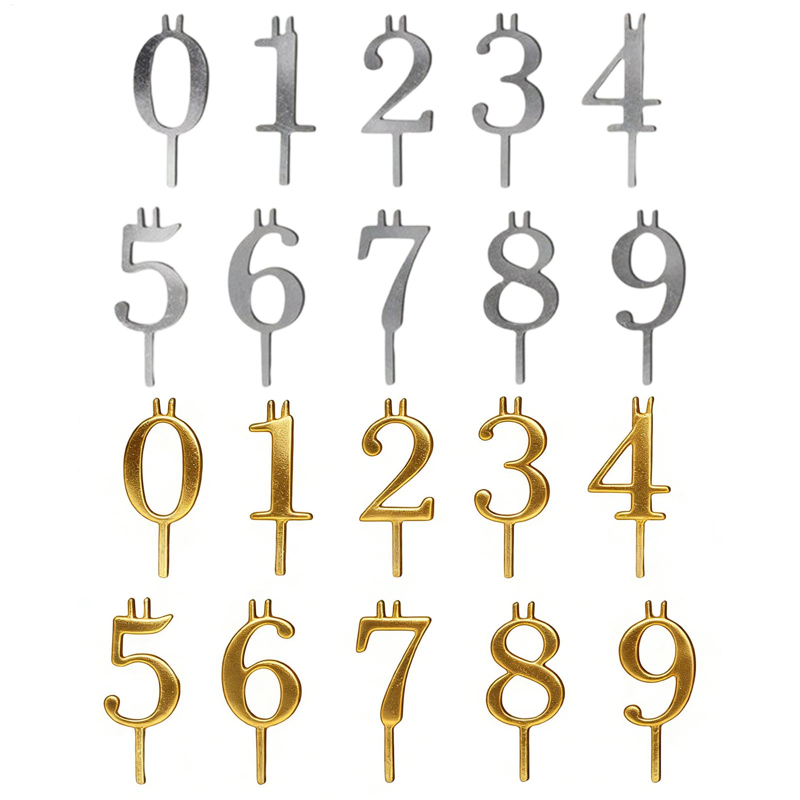 10pcs 0-9 Number Cake Toppers  - Candle Making Business recensie en prijs